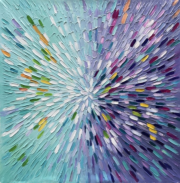 Floral abstract 1482 by Jingshen You