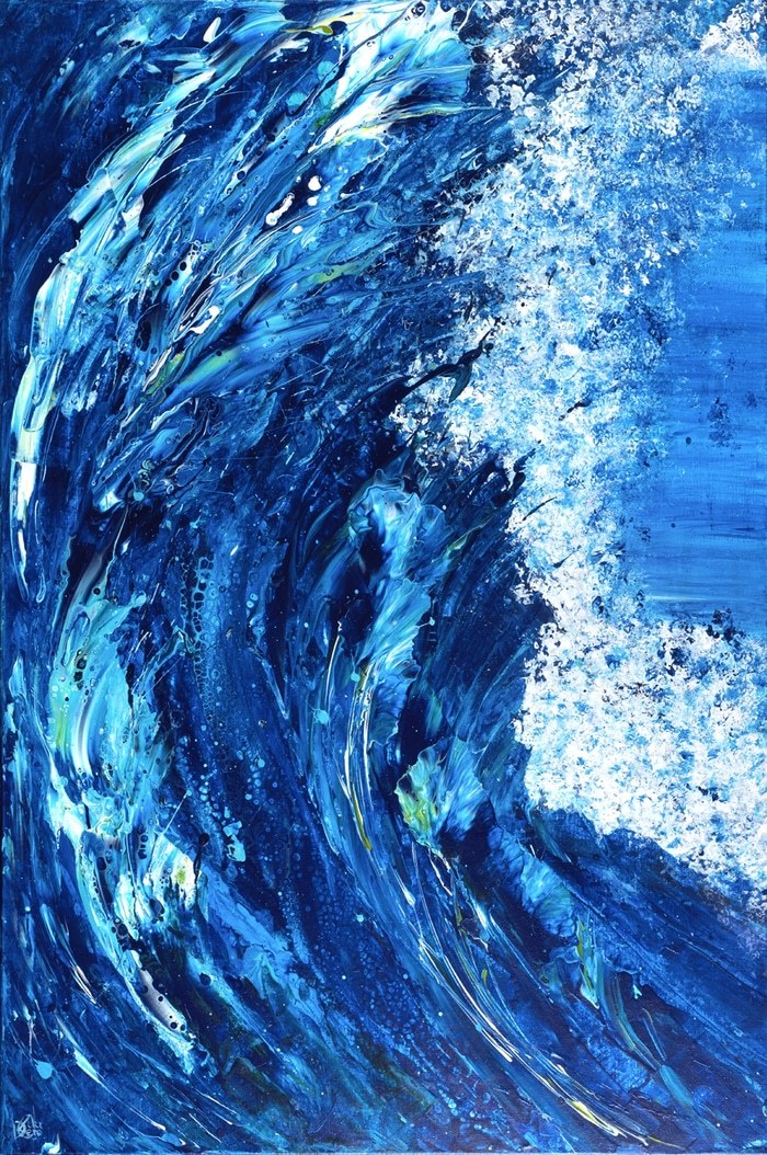 Eclats d'écume 145 by Joelle Kem Lika