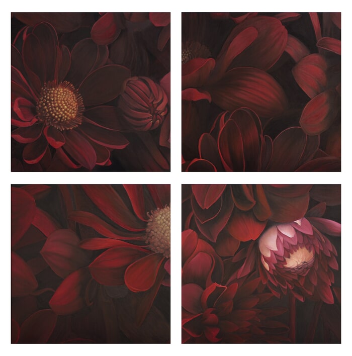 Chrysanthèmes by Odile Faure