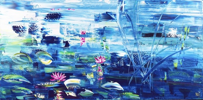 Nymphéas 191 von Joelle Kem Lika