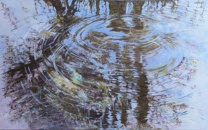 Vibrations aquatiques  by Nadine Pillon