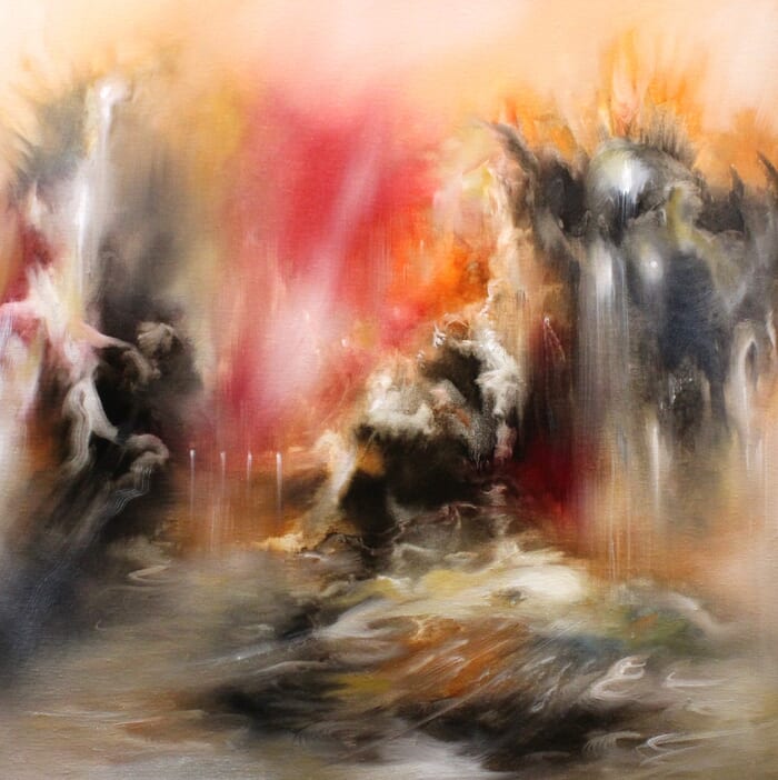 Lights and waterfall by Fernando Velazquez