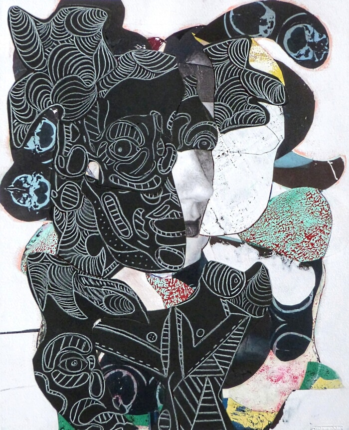 Portrait de femme en noir et blanc von Pascal Marlin