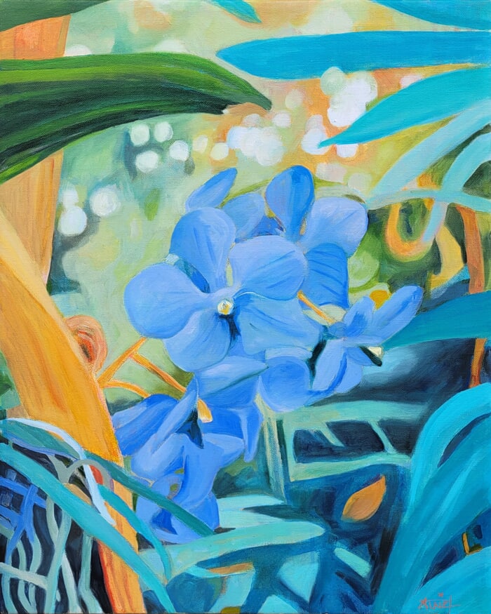 L'aube est bleue par Valérie Auriel