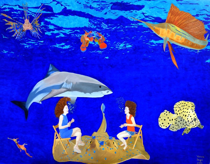 Fou rire sur la raie par Victoria Stagni