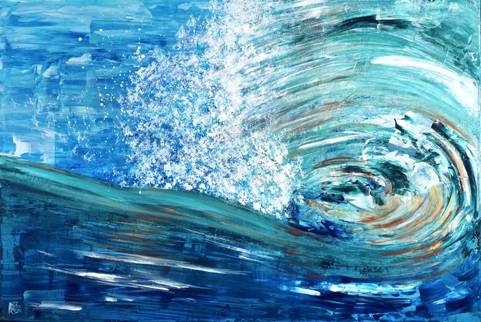 Eclats d'écume 155 by Joelle Kem Lika