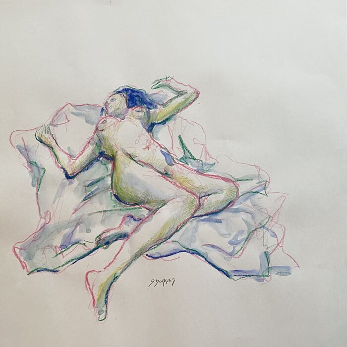 Dans un nuage by Géraldine Morales