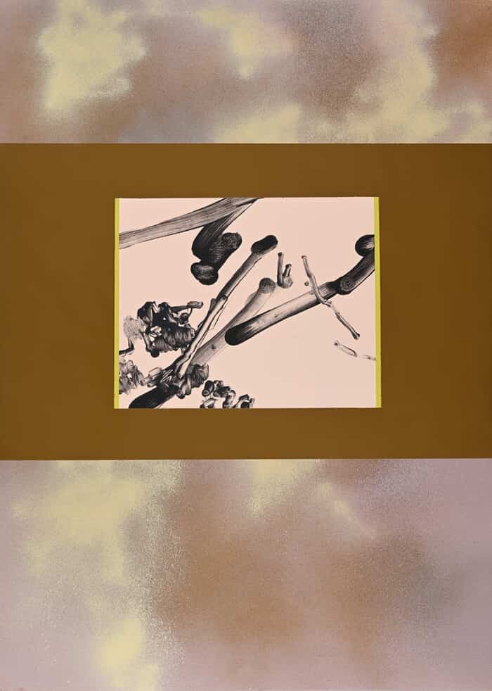 Lichen Flossed Bough par Euphrosyne Andrews & Daniel Fletcher