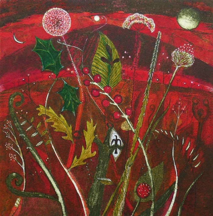 Phases of the Moon (Red) - 8 of 30 by Kit Boyd