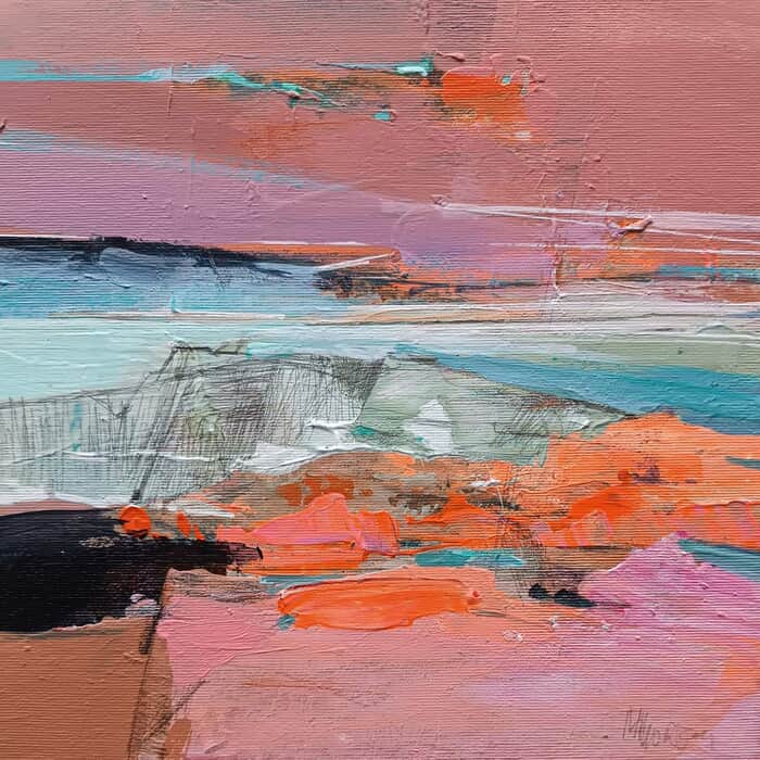 The Textured Land 2 by Magdalena Morey