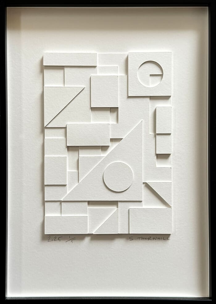 Handmade Paper Relief by Sean Thornhill