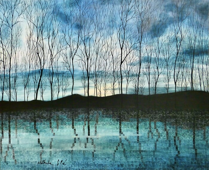 Le bleu du soir von Nathalie Si Pié