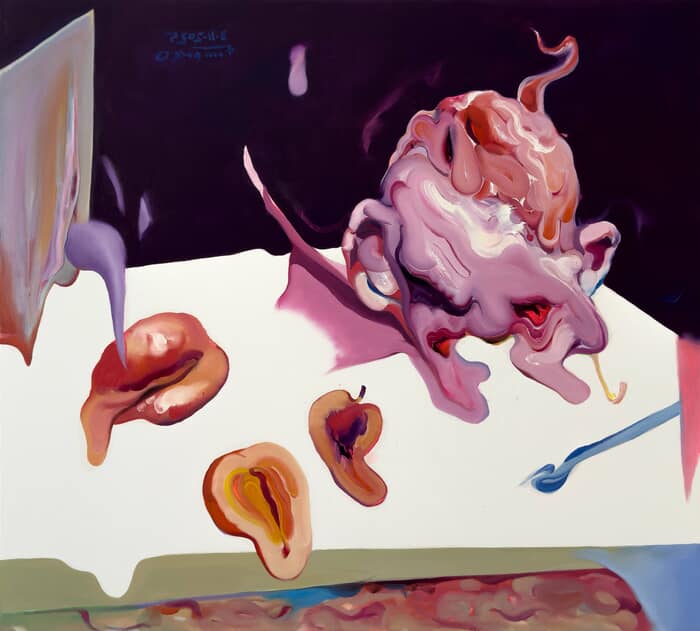 “Girl with Peaches”  by Maxim Fomenko