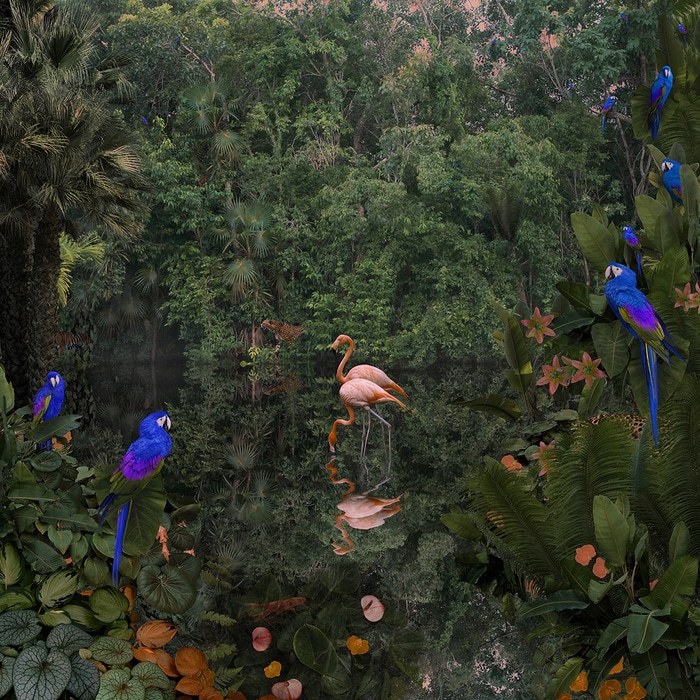 Backwaters Blue by Nadia Attura