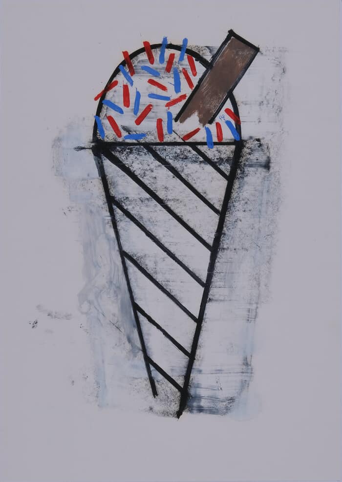 Study for a flake by Jack Kettlewell