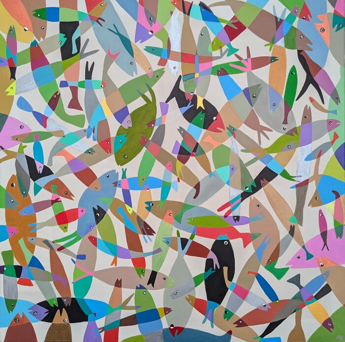 Poissons volants 1 von Aude Billerot