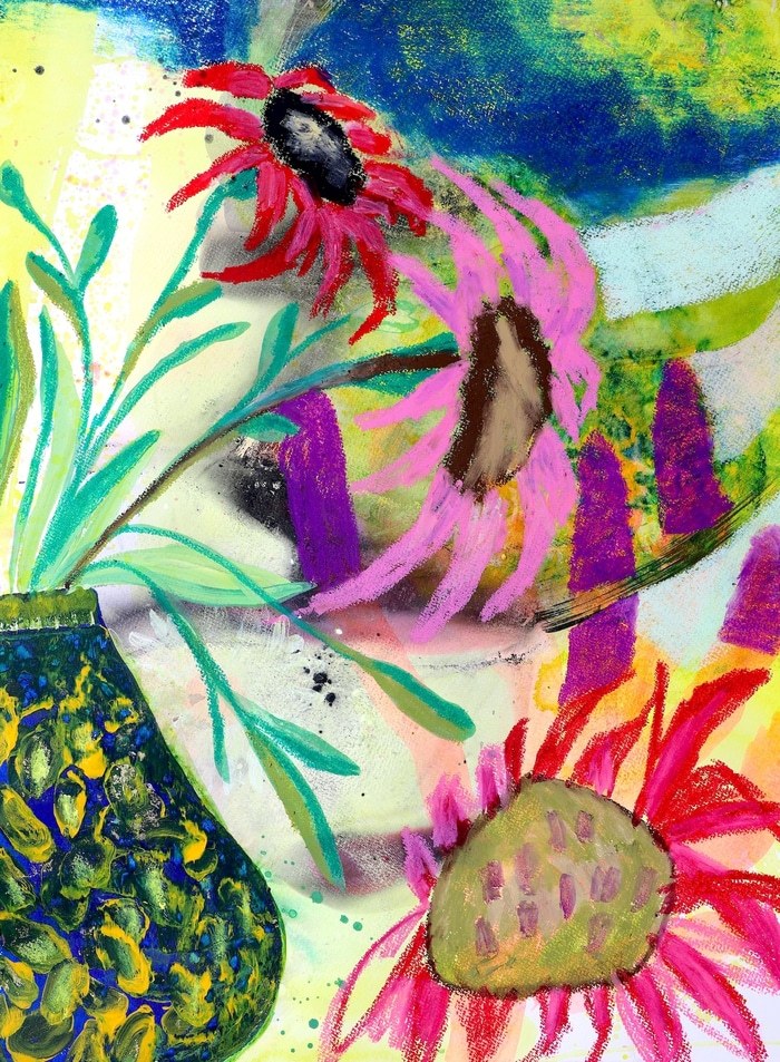 A gentle becoming  by Poovi Art