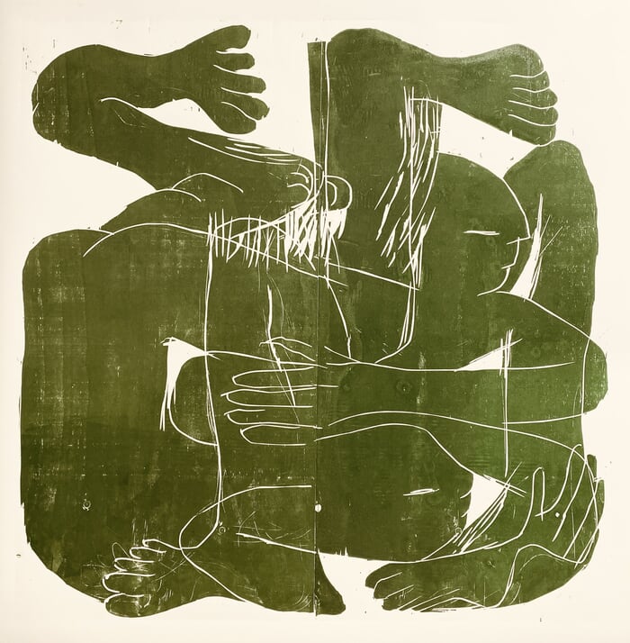 Back into a mirror by Barbara Kuebel