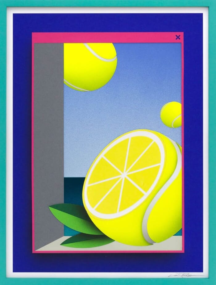 Paper View 02 - Tennis Balls by Christoh Florin (fkw Low Bros)