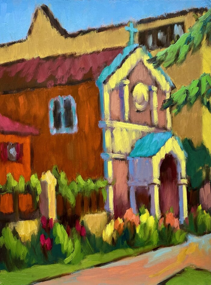 L’église évangélique du jardin Martin Luther by Barbara Petit Lisy