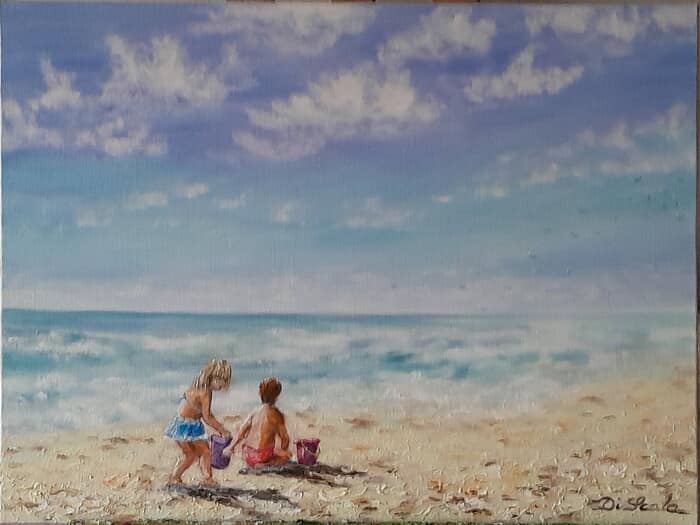 La douce plage par Brigitte Di Scala