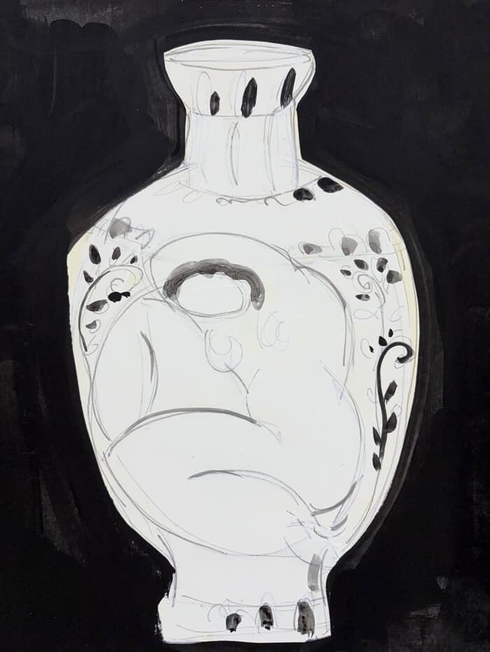 Greek Vase IX by Heidi Lanino