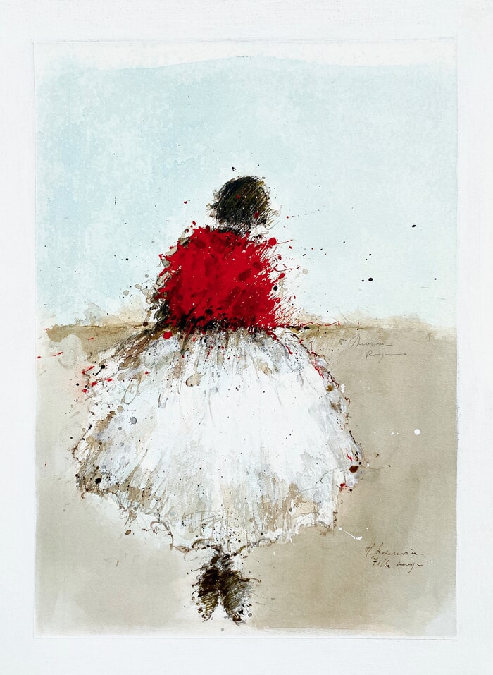 "RED GIRL 2035 " by Hanna Sidorowicz