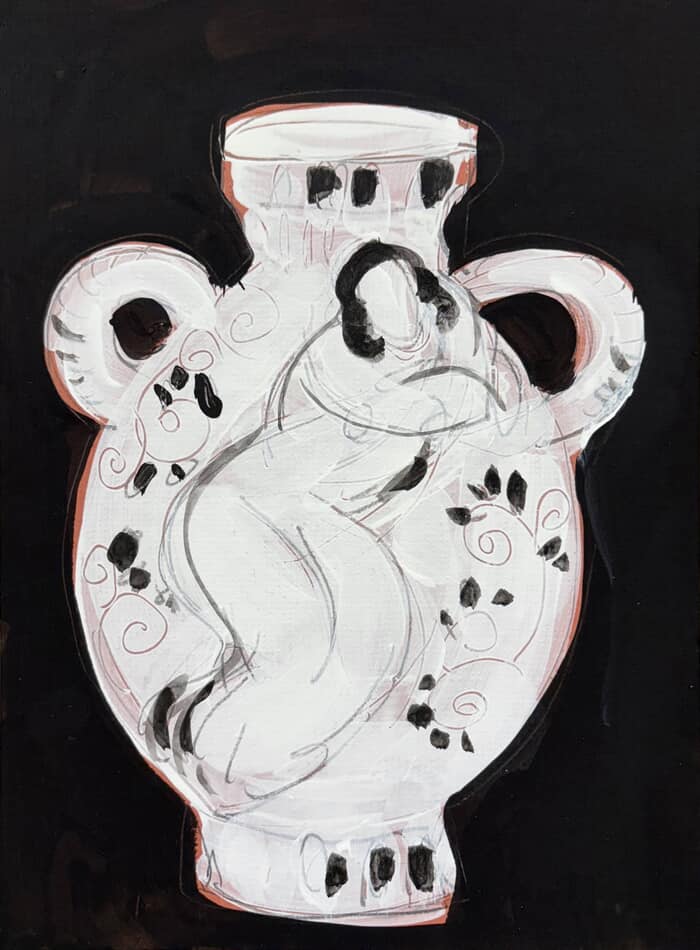 Greek Vase XI by Heidi Lanino