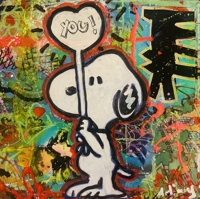 Snoopy in love  by ART'MONY