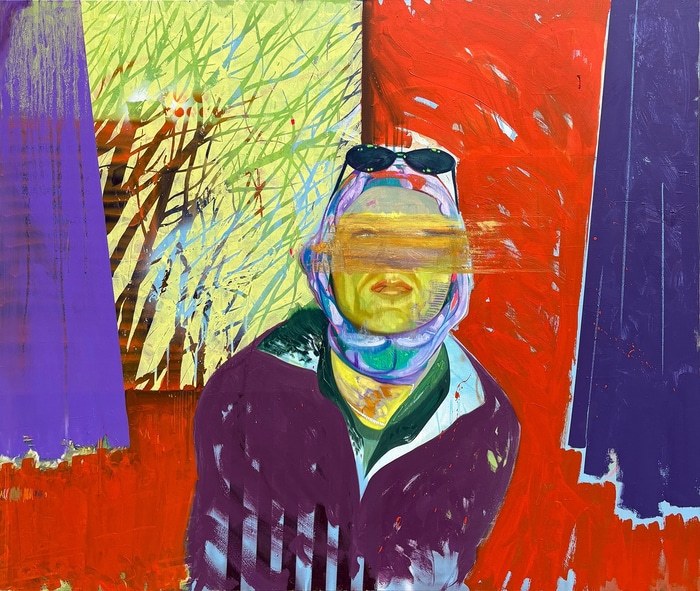 Autoportrait with Bamboo by Manuel Pablo Pace