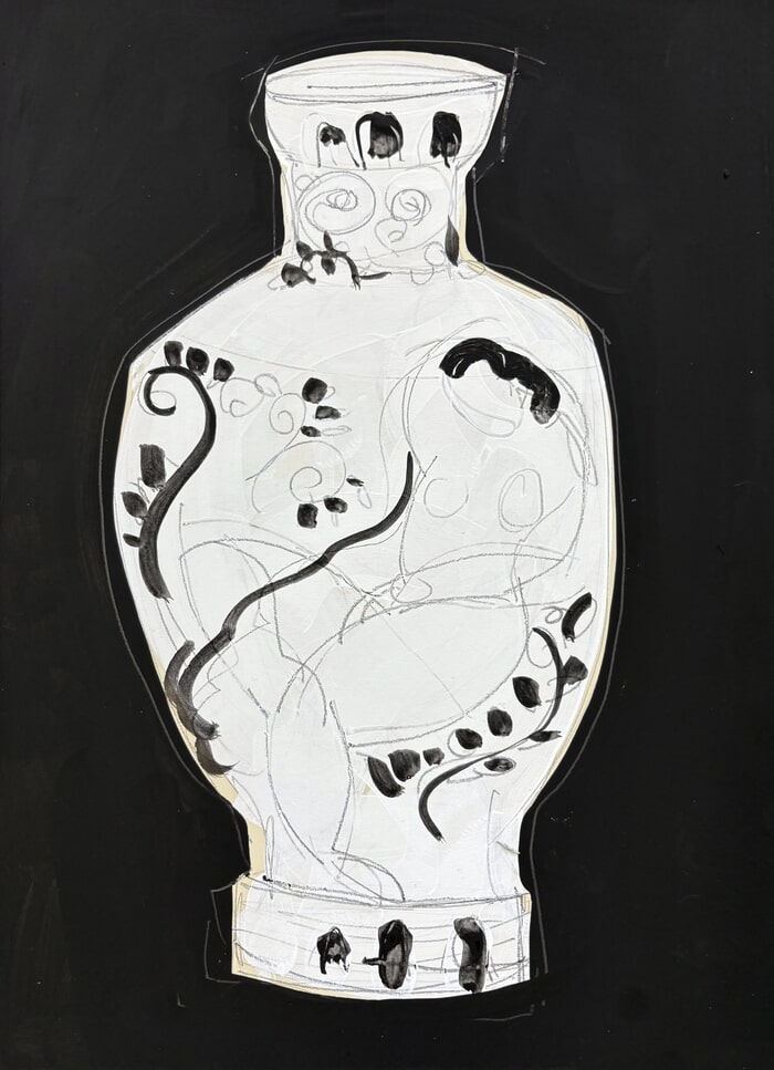 Greek Vase V by Heidi Lanino