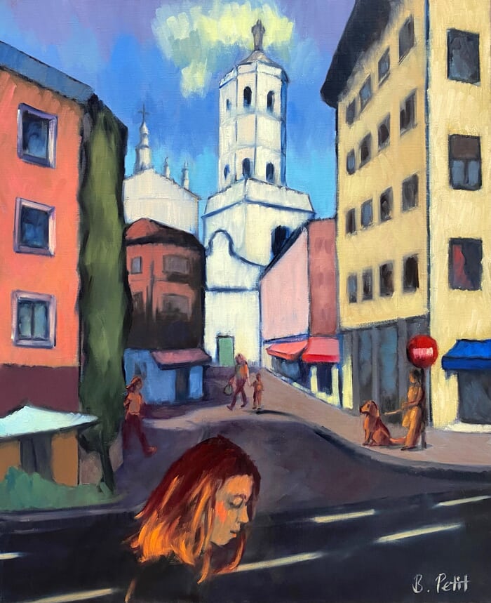 Lever de soleil sur la cathédrale de Valladolid par Barbara Petit Lisy