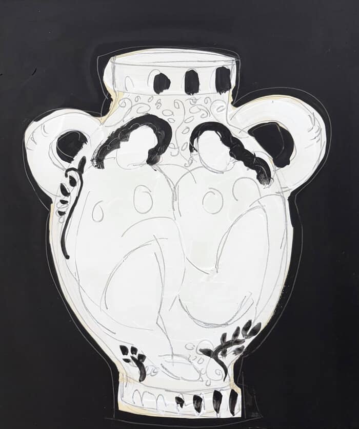 Greek Vase X by Heidi Lanino