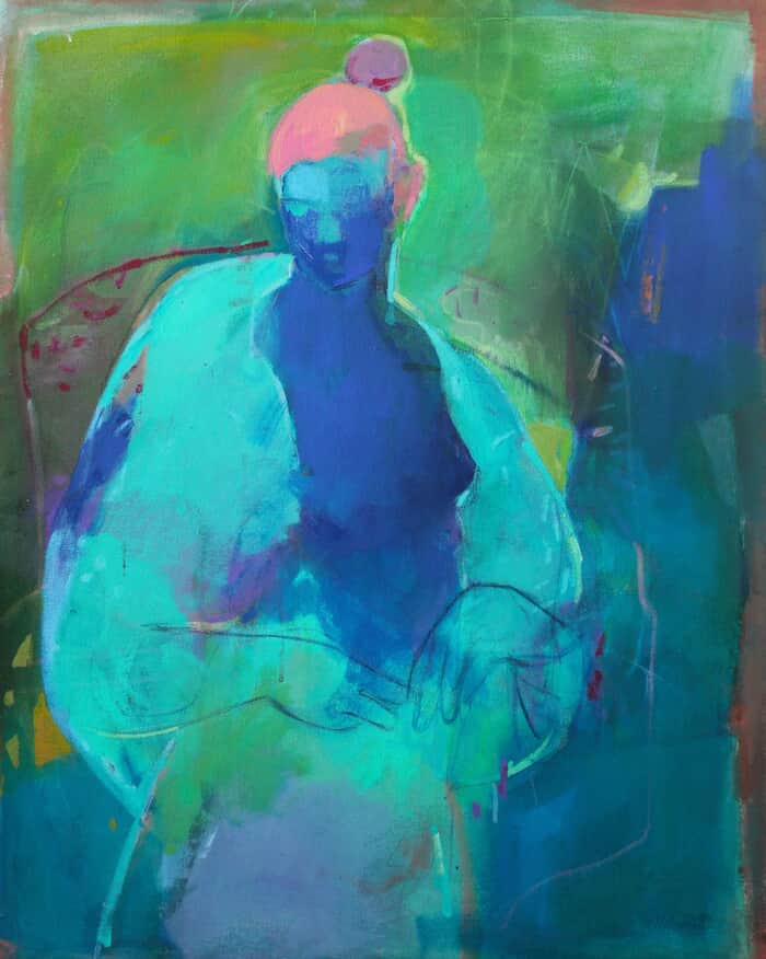 Blue Kimono by Magdalena Morey