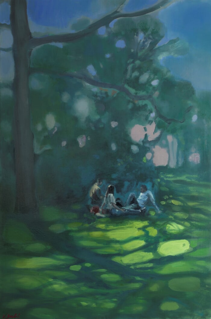 Fin d'après-midi au Luxembourg par Virginie Bastié