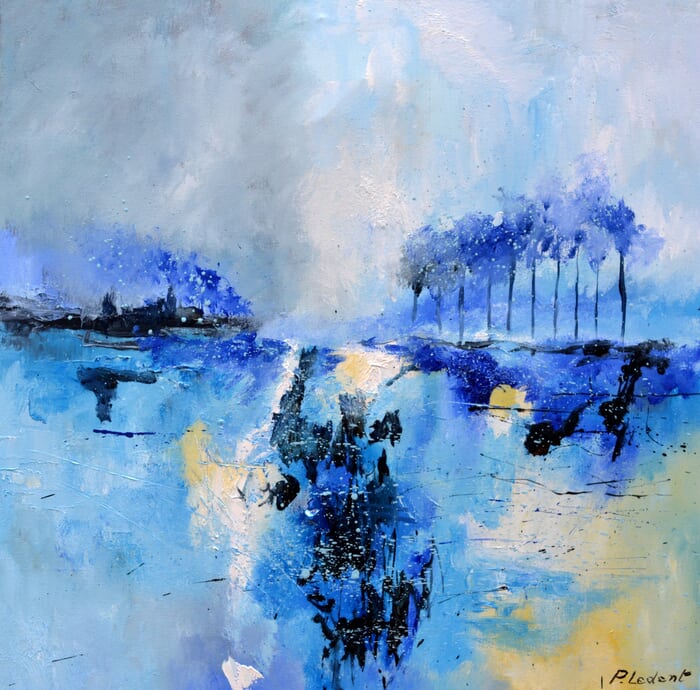 Echoes of  a  frozen morning by Pol Ledent