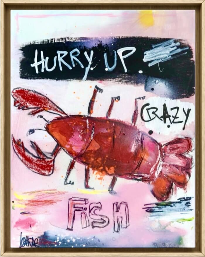 Hurry up crazy fish von Christiane Lohrig