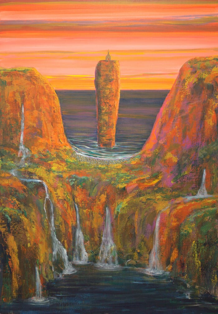 Même si la mer nous montrait son étendue illusoire d’infini, le lac était heureux de son sort avec les donations abondantes des rus l’approvisionnant. Que la lutte était rude pour être à l’honneur du « point de vue »  par François Pagé