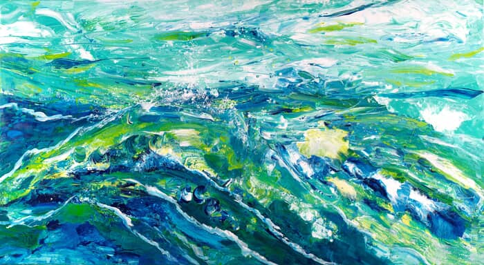 Eclats d'écume 110 by Joelle Kem Lika