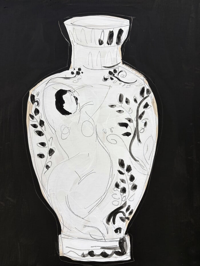 Greek Vase VI by Heidi Lanino