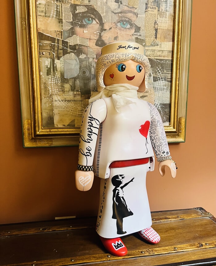 Playmobil géant Bansky love von ART'MONY