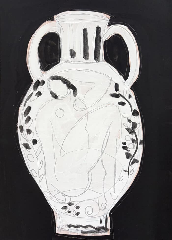 Greek Vase VIII by Heidi Lanino