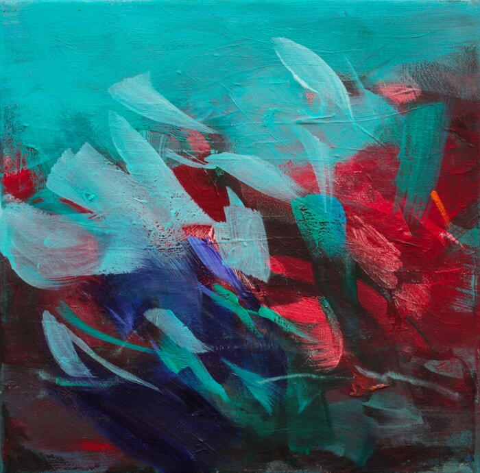 Into the blue V by Ute Laum