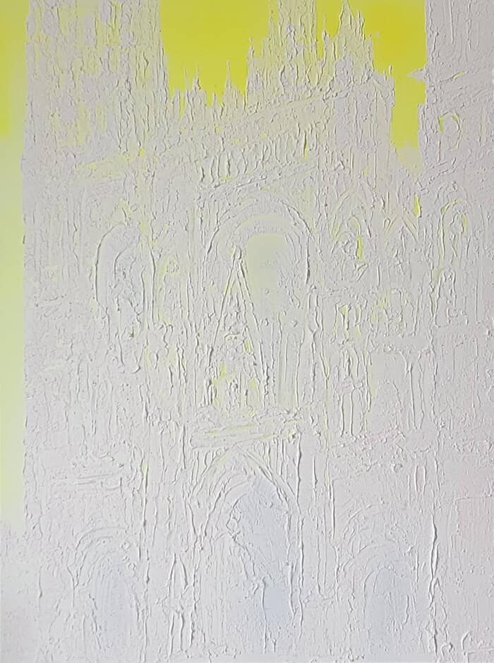 Rouen Cathedral no.25 - Flourescent Sky by Wayne Sleeth