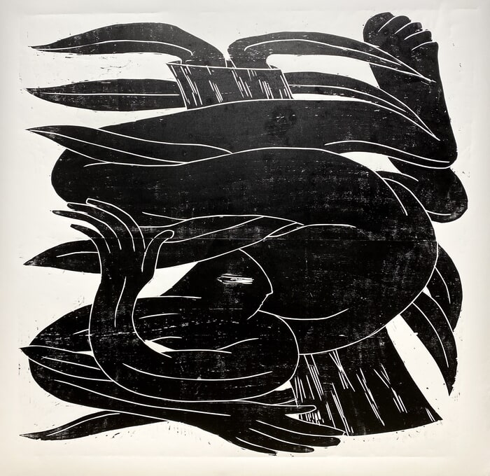 Leaf boy leave by Barbara Kuebel