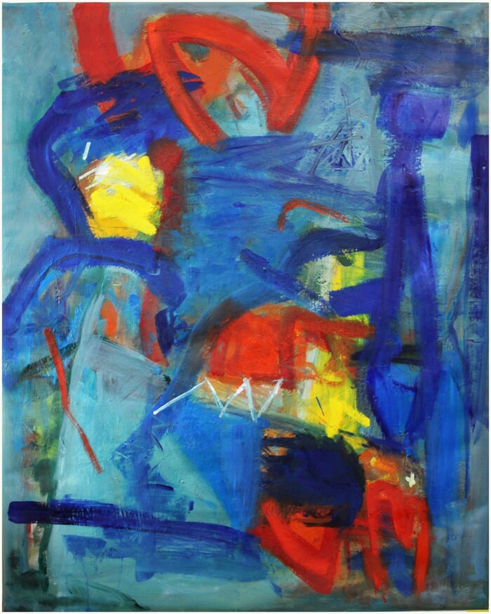 Bleu en tension von Victorine Follana