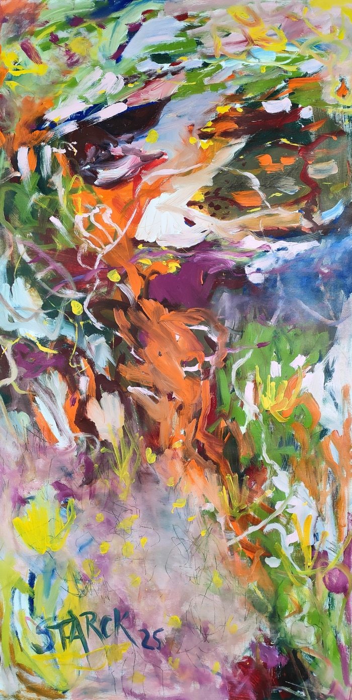 Flowers and cloud par Emily Starck