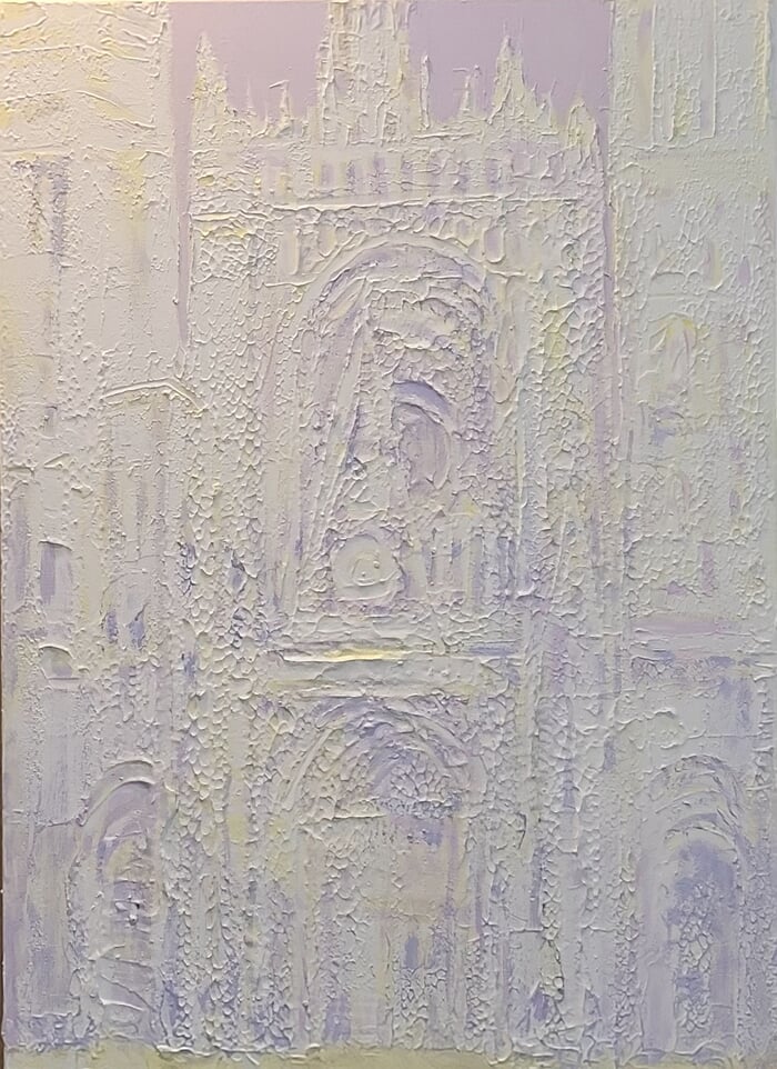 Cathedrale de Rouen no.18 ( Creme ) par Wayne Sleeth