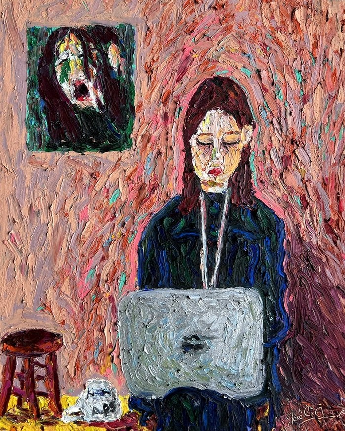 la galeriste par Gaël Caron