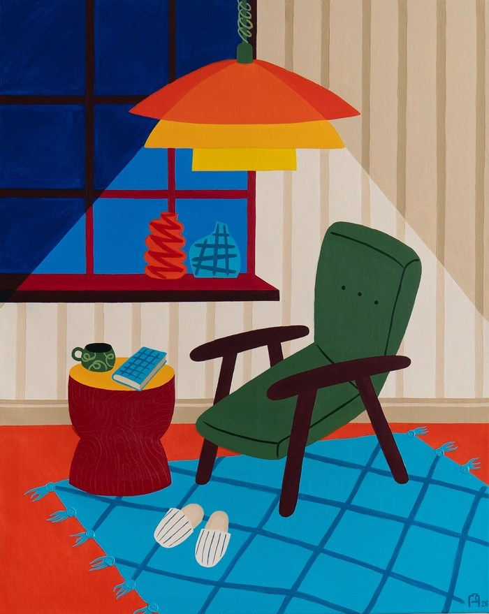 Rays of Comfort in Silence.  The End of the Workday. by Apollinaria Manko